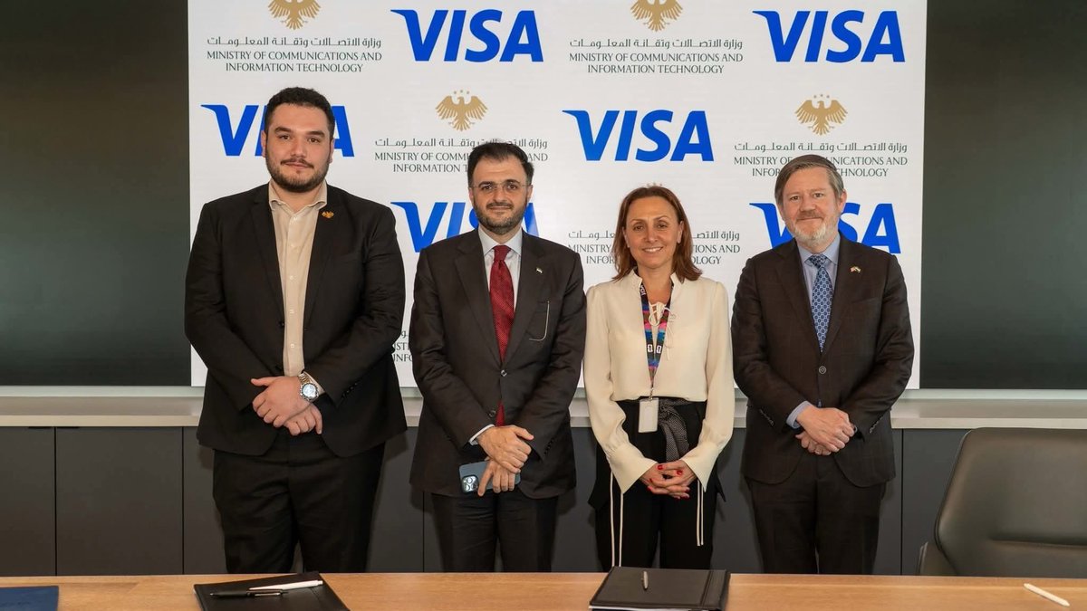 سوريا وشركة فيزا تتعاقدان على تعزيز التحول الرقمي