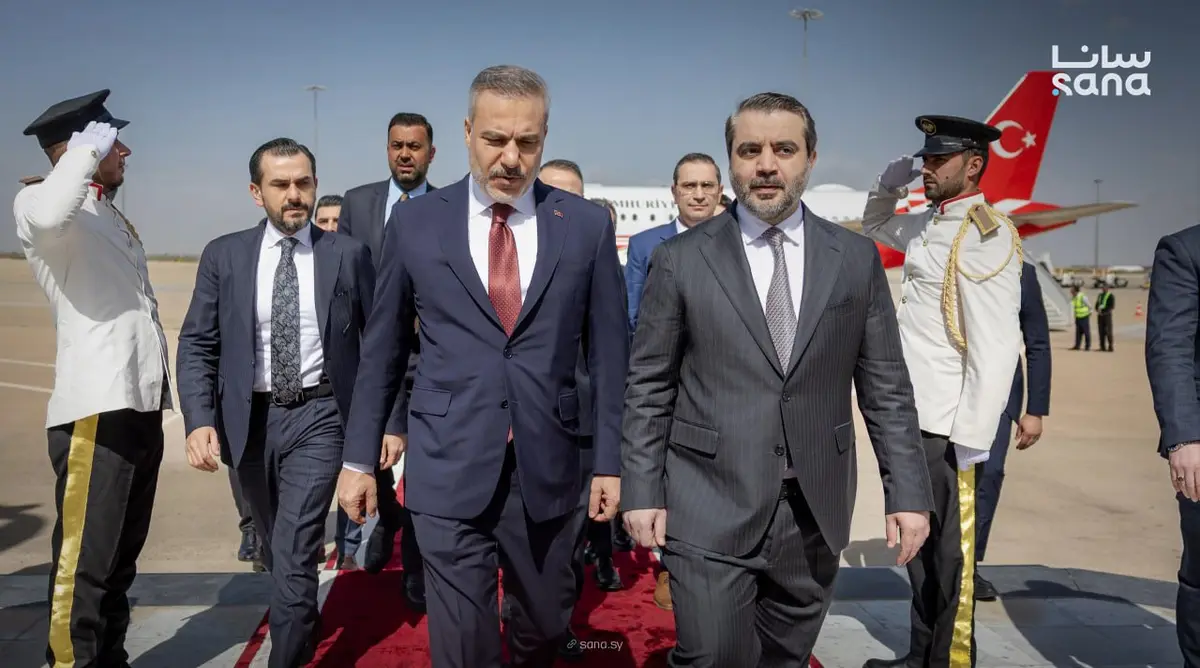 وزير الخارجية السوري يستقبل الرئيس الأوكراني ووزير الخارجية التركي في دمشق