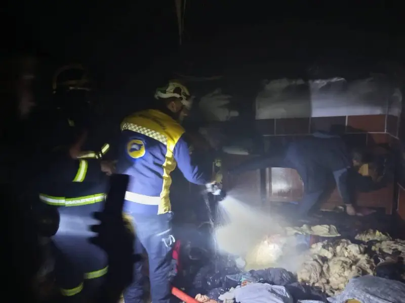 فيديو- الدفاع المدني السوري يستجيب لـ20 حريقاً في يوم واحد دون تسجيل إصابات بشرية