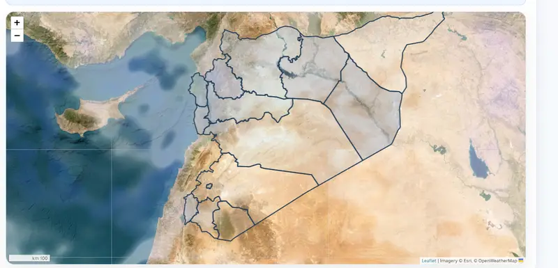 سوريا تحت تأثير منخفض جوي مصحوب بأمطار وثلوج مع تحذيرات من ضباب كثيف