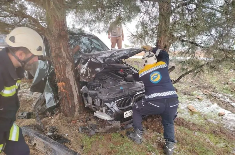 مصرع 7 وإصابة 53 في 20 حادث سير بسوريا بسبب الأحوال الجوية السيئة