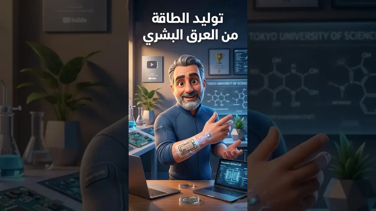 باحثون يابانيون يبتكرون مستشعرات تولد الطاقة من العرق بدون بطاريات