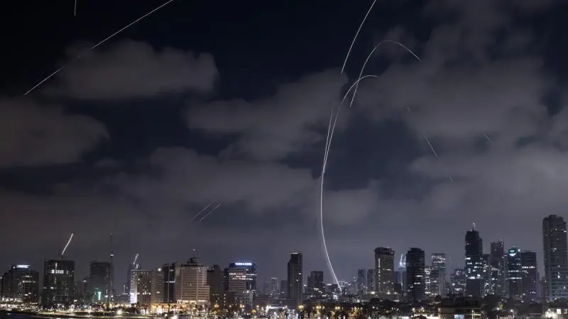 تكرار إنذارات الصواريخ في جنوب إسرائيل إثر إطلاق صواريخ من إيران