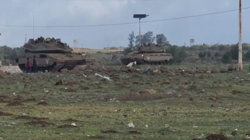 قوات الاحتلال الإسرائيلي تتقدم في محيط وادي الرقاد بريف درعا الغربي