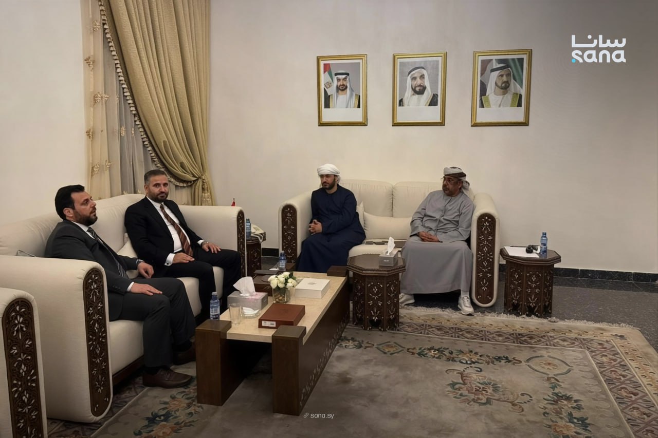 وفد من وزارة الخارجية والمغتربين يزور سفارة الإمارات في دمشق ويؤكد متانة العلاقات الثنائية