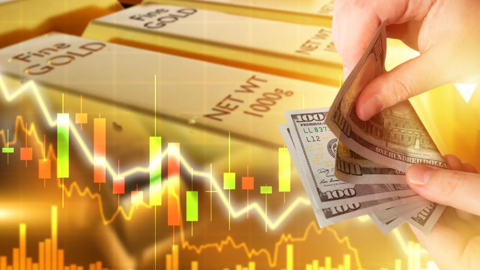 الذهب يسجل أسوأ أداء شهري منذ 17 عاماً رغم ارتفاع طفيف مدعوم بتراجع الدولار