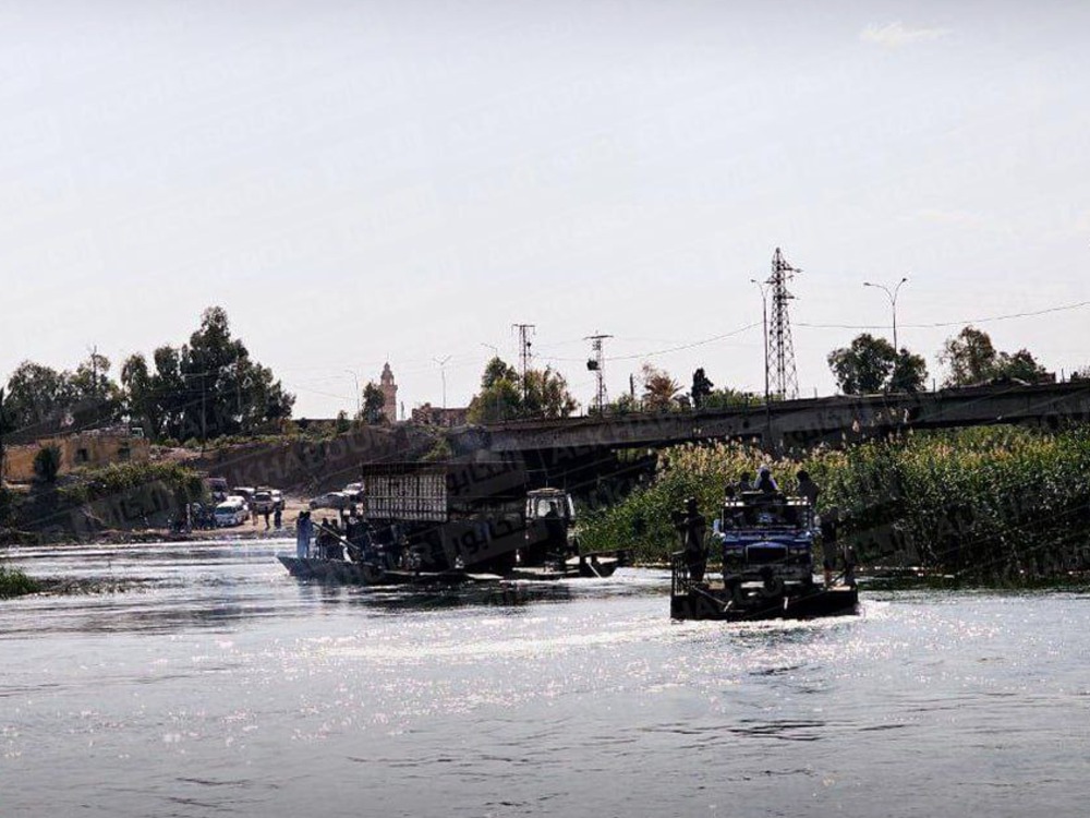 محافظة دير الزور توقف حركة العبور على الجسر الترابي غداً الجمعة