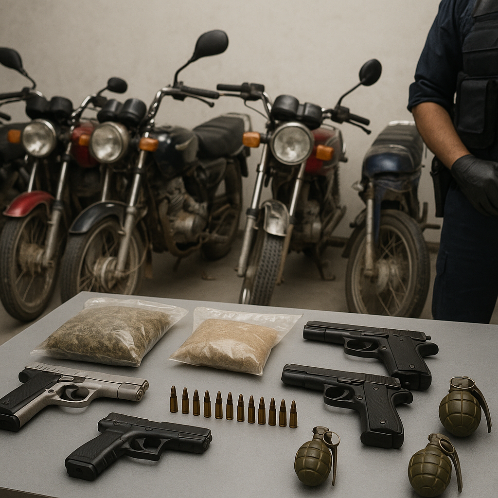 قيادة الأمن الداخلي في إدلب تفكك عصابة متخصصة بسرقة الدراجات النارية