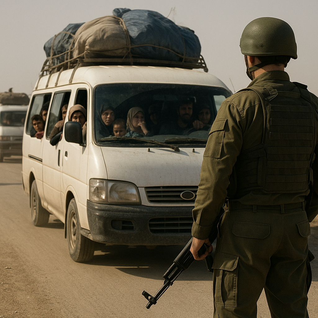 انطلاق قافلة عودة نحو 400 عائلة مهجّرة من الحسكة إلى عفرين